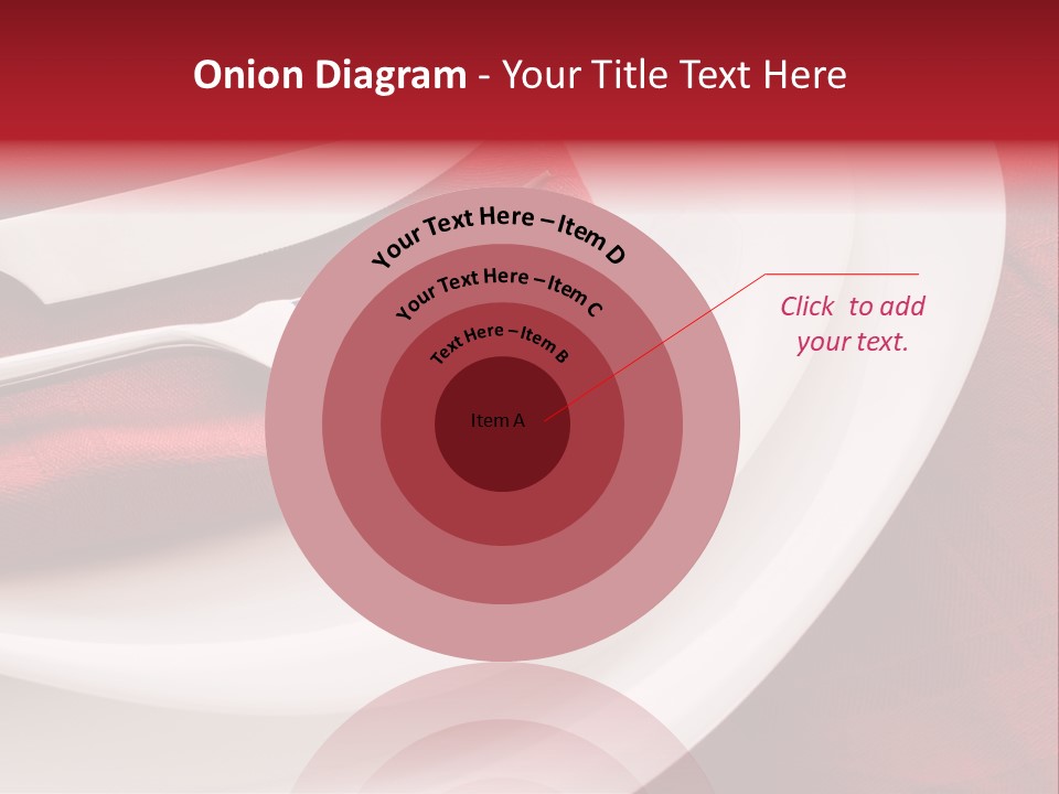 Elegance Empty Plate PowerPoint Template