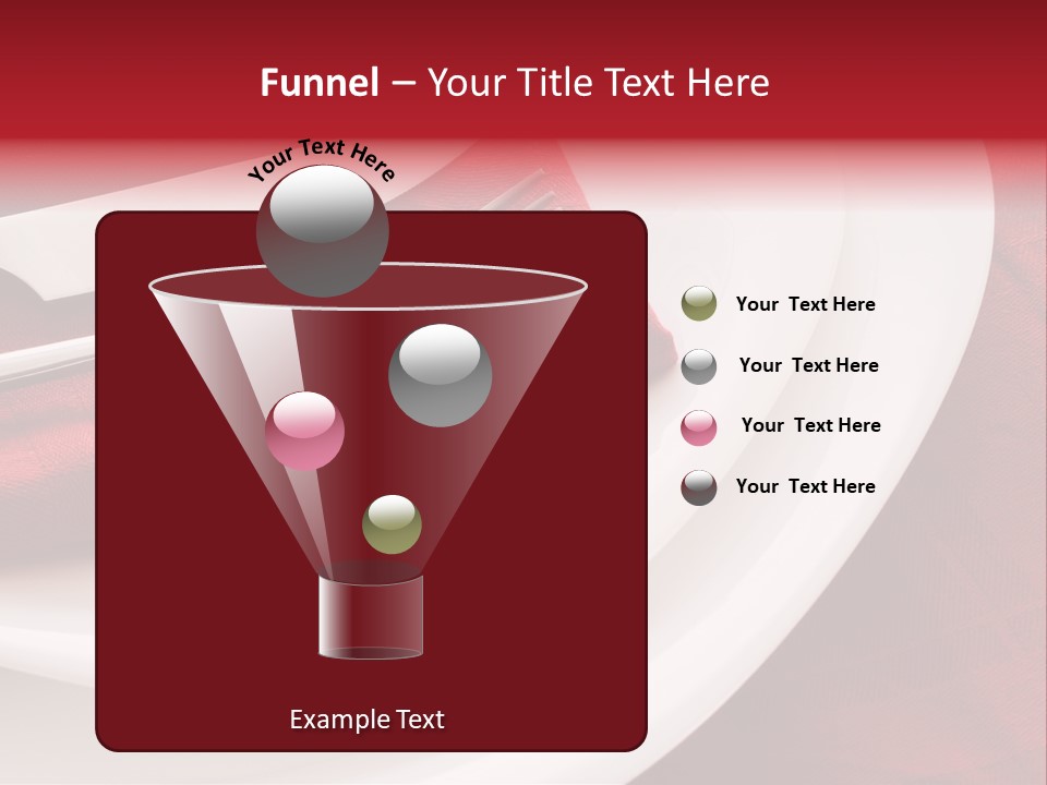 Elegance Empty Plate PowerPoint Template