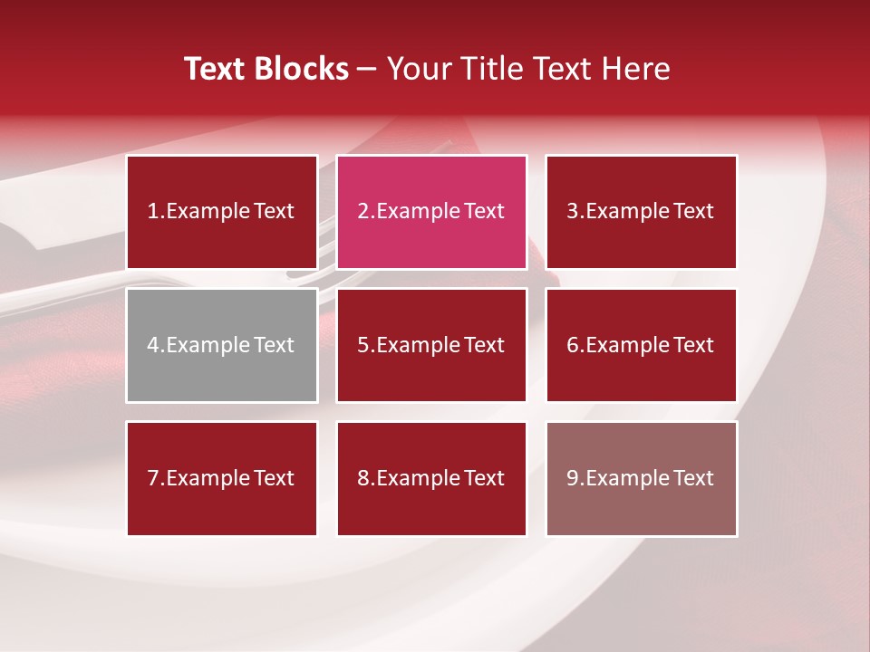 Elegance Empty Plate PowerPoint Template