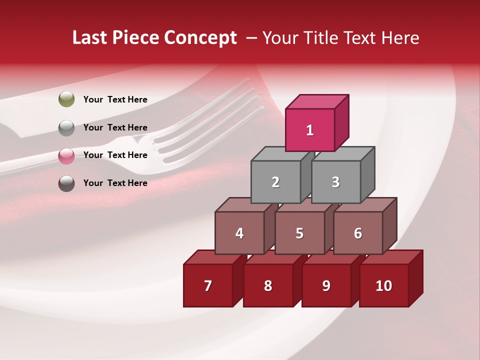 Elegance Empty Plate PowerPoint Template