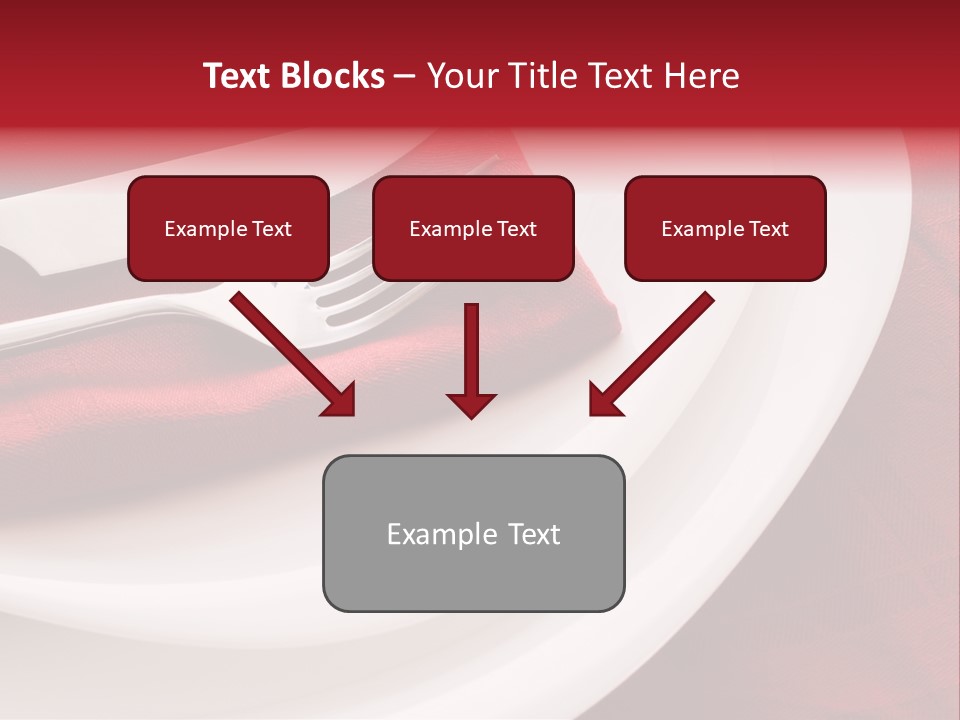 Elegance Empty Plate PowerPoint Template
