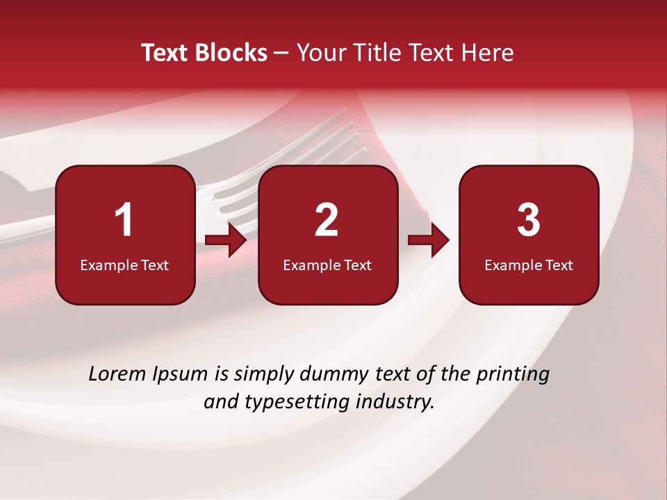 Elegance Empty Plate PowerPoint Template