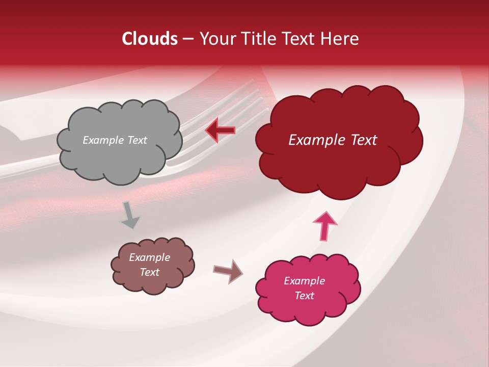 Elegance Empty Plate PowerPoint Template