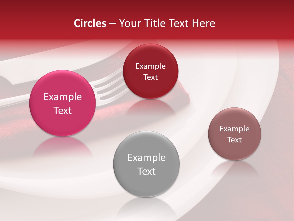 Elegance Empty Plate PowerPoint Template