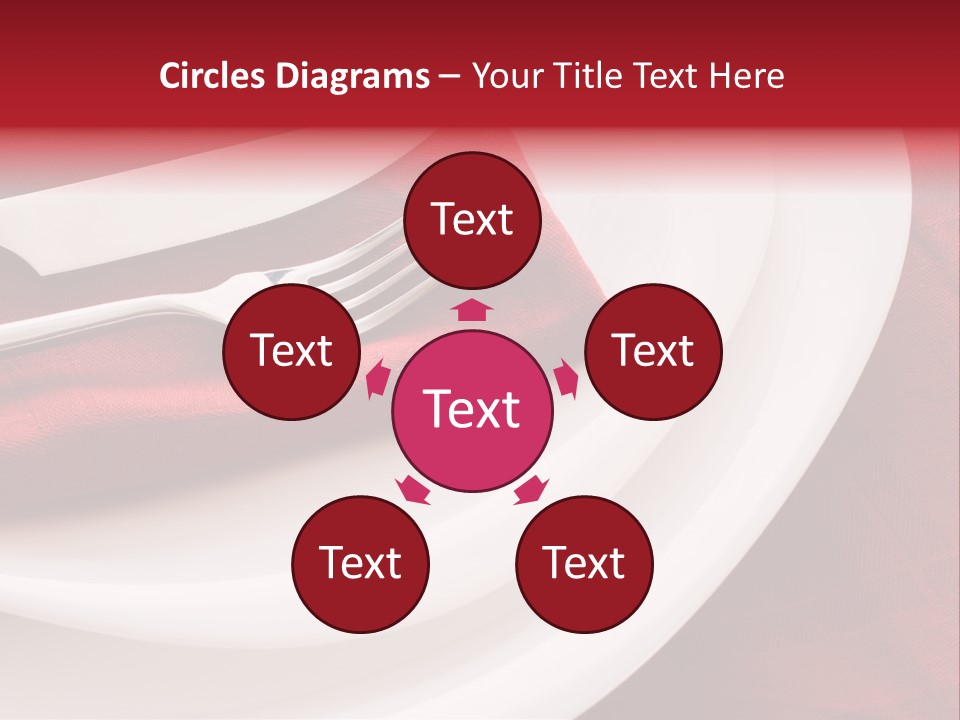 Elegance Empty Plate PowerPoint Template