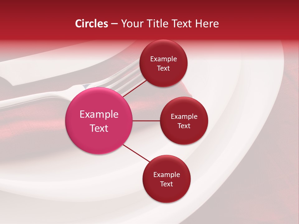 Elegance Empty Plate PowerPoint Template