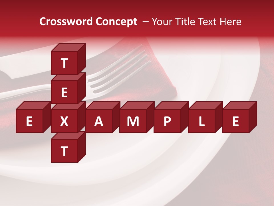 Elegance Empty Plate PowerPoint Template