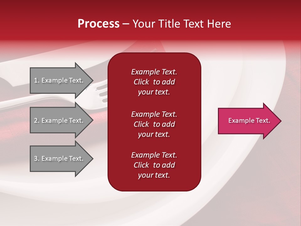 Elegance Empty Plate PowerPoint Template