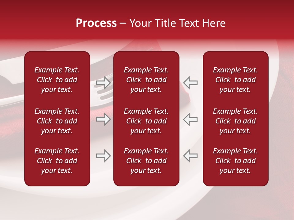 Elegance Empty Plate PowerPoint Template