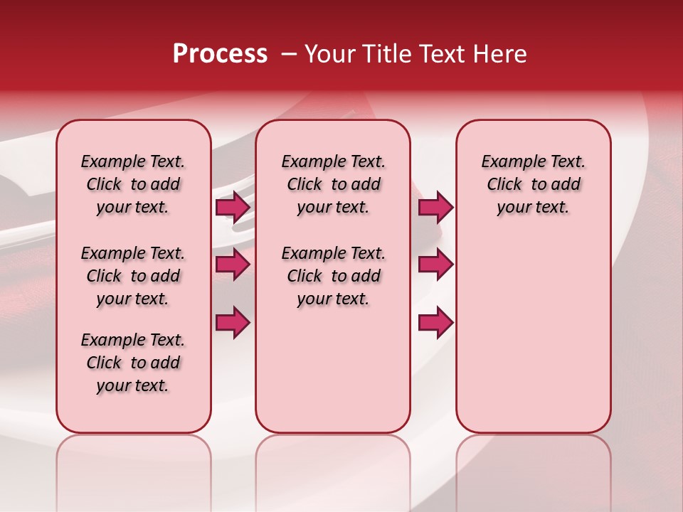 Elegance Empty Plate PowerPoint Template