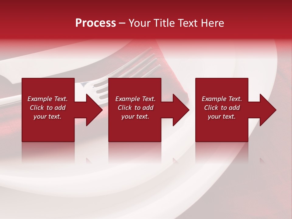 Elegance Empty Plate PowerPoint Template