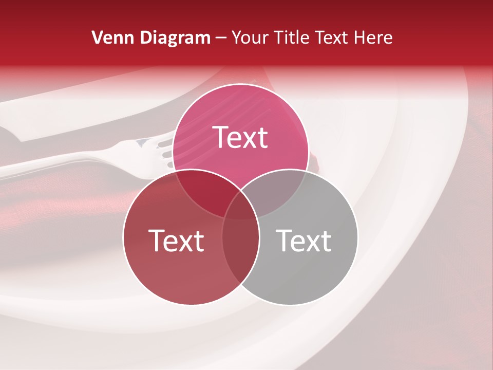 Elegance Empty Plate PowerPoint Template