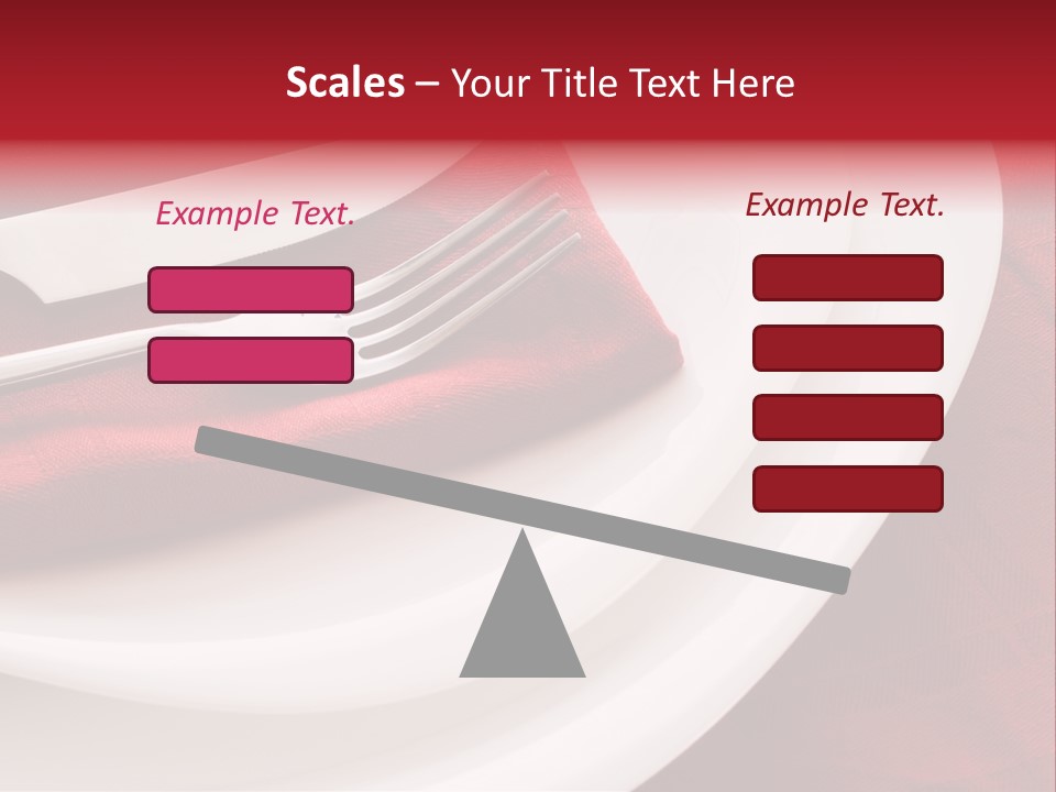 Elegance Empty Plate PowerPoint Template