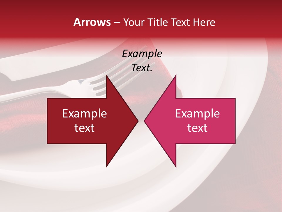 Elegance Empty Plate PowerPoint Template