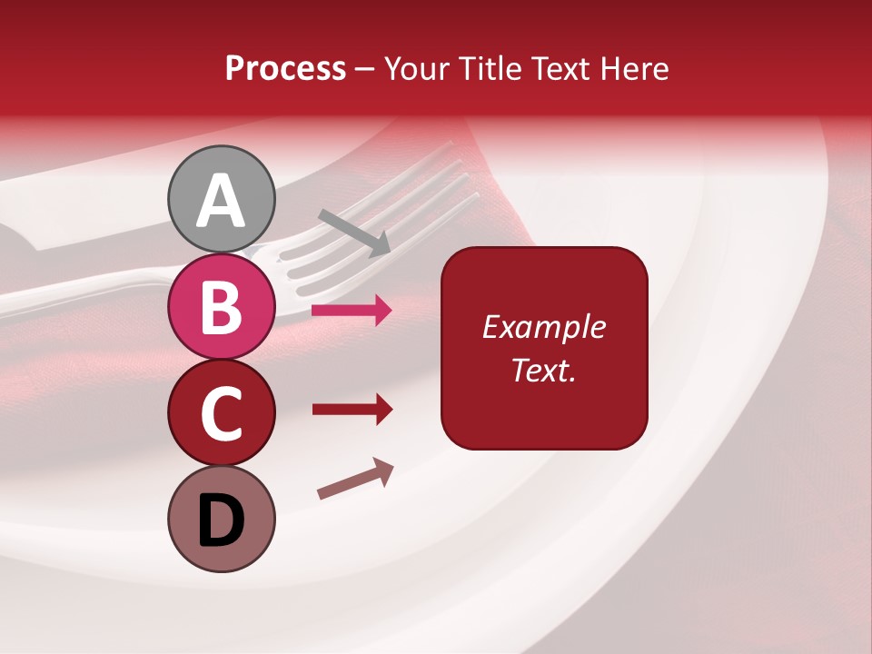 Elegance Empty Plate PowerPoint Template