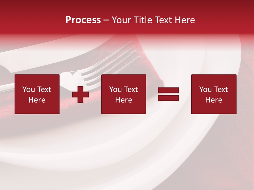 Elegance Empty Plate PowerPoint Template