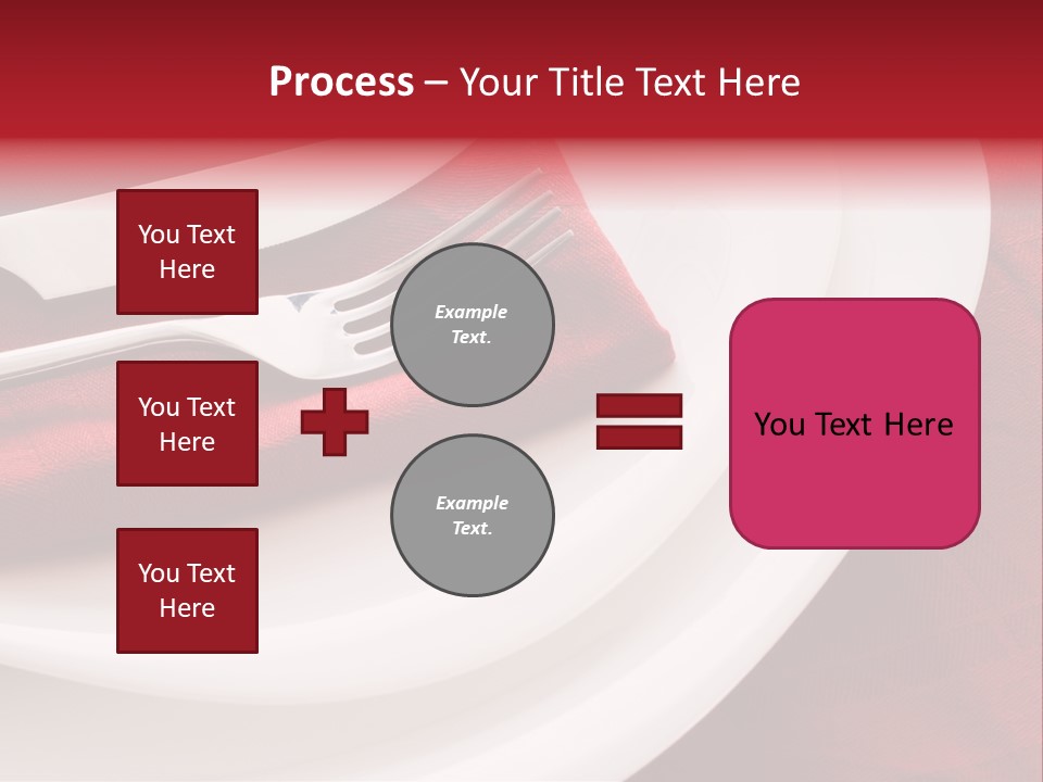 Elegance Empty Plate PowerPoint Template