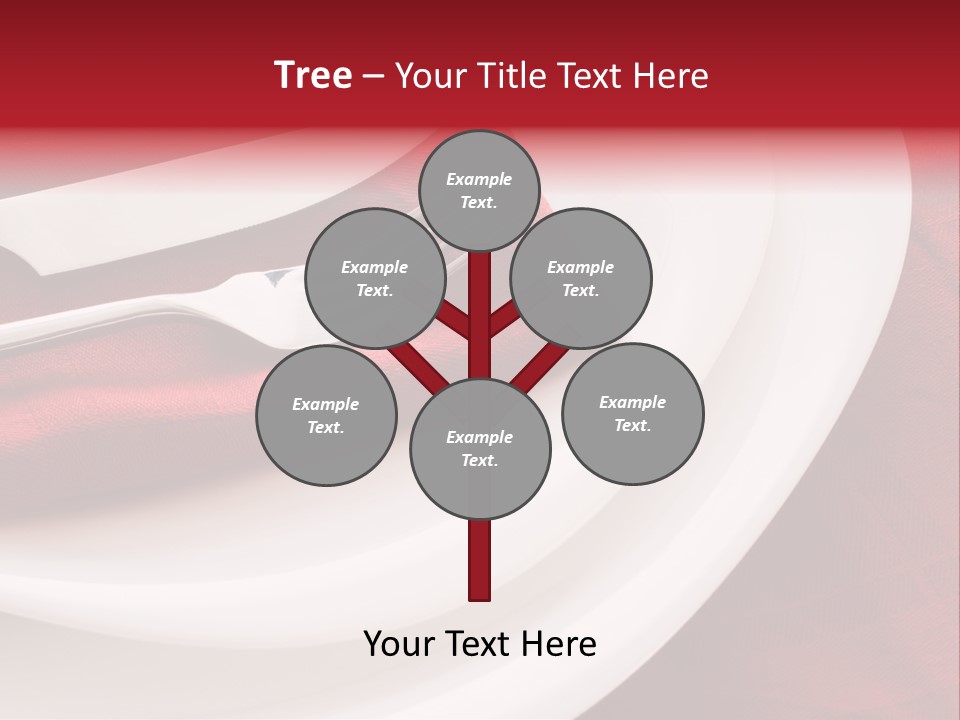 Elegance Empty Plate PowerPoint Template