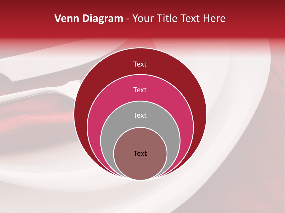 Elegance Empty Plate PowerPoint Template