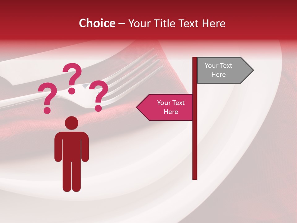 Elegance Empty Plate PowerPoint Template