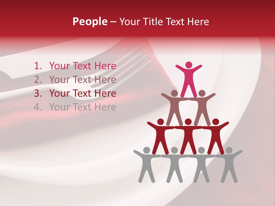 Elegance Empty Plate PowerPoint Template