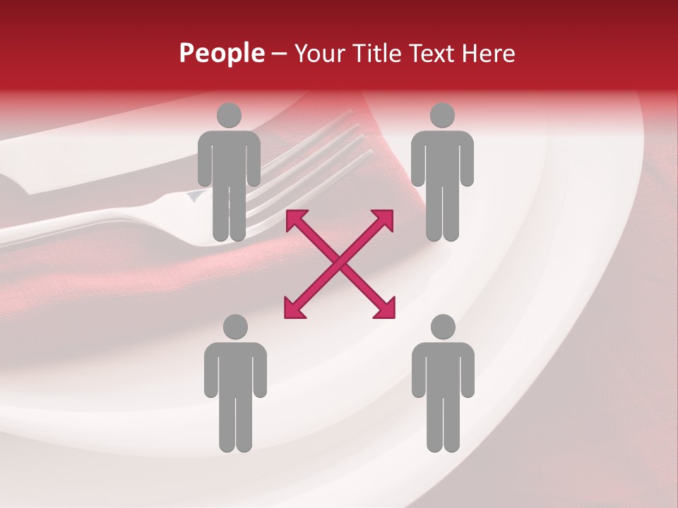 Elegance Empty Plate PowerPoint Template