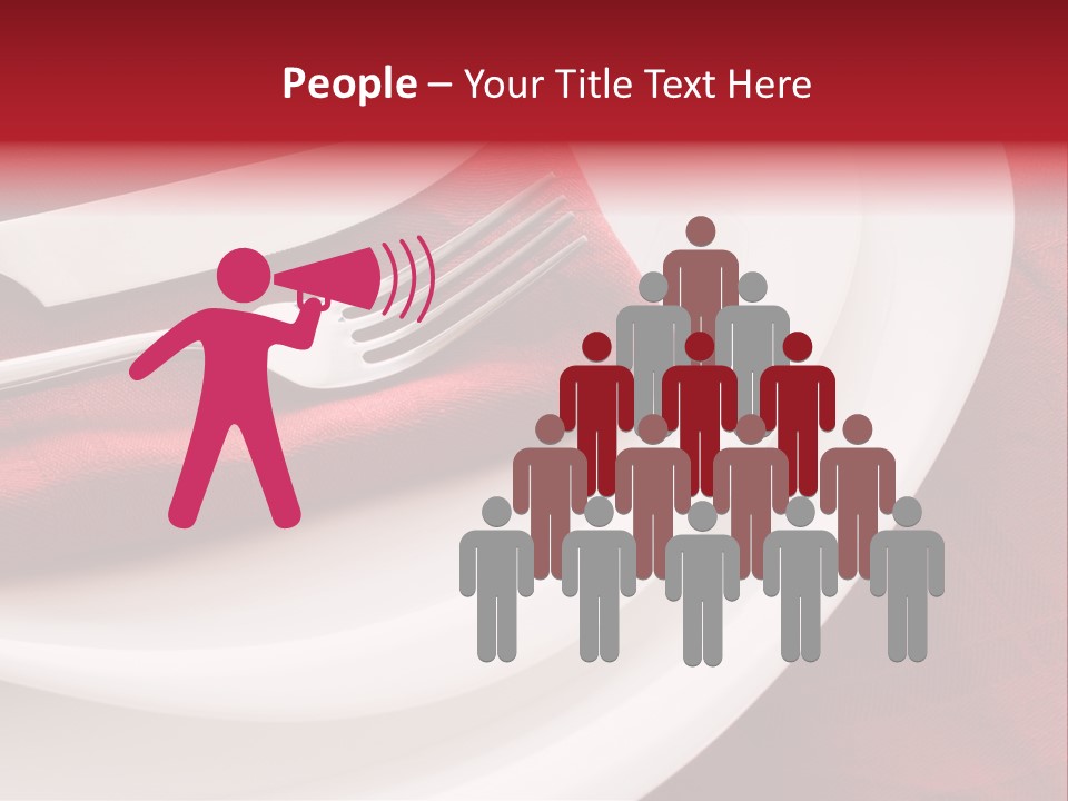 Elegance Empty Plate PowerPoint Template