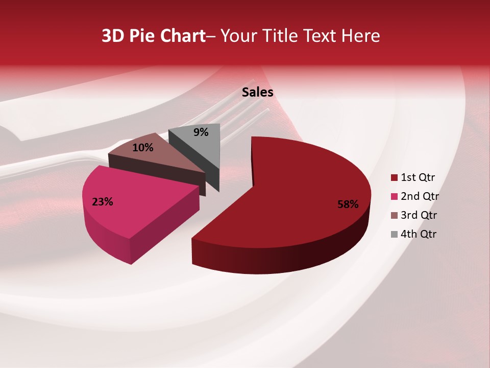 Elegance Empty Plate PowerPoint Template