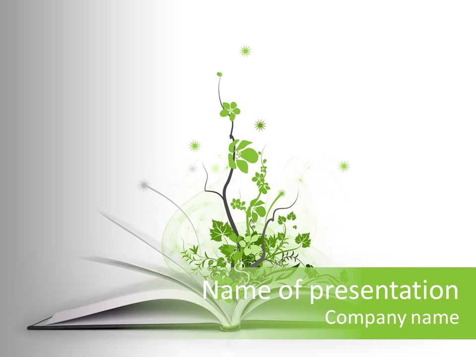 Educate Decoration Cover PowerPoint Template