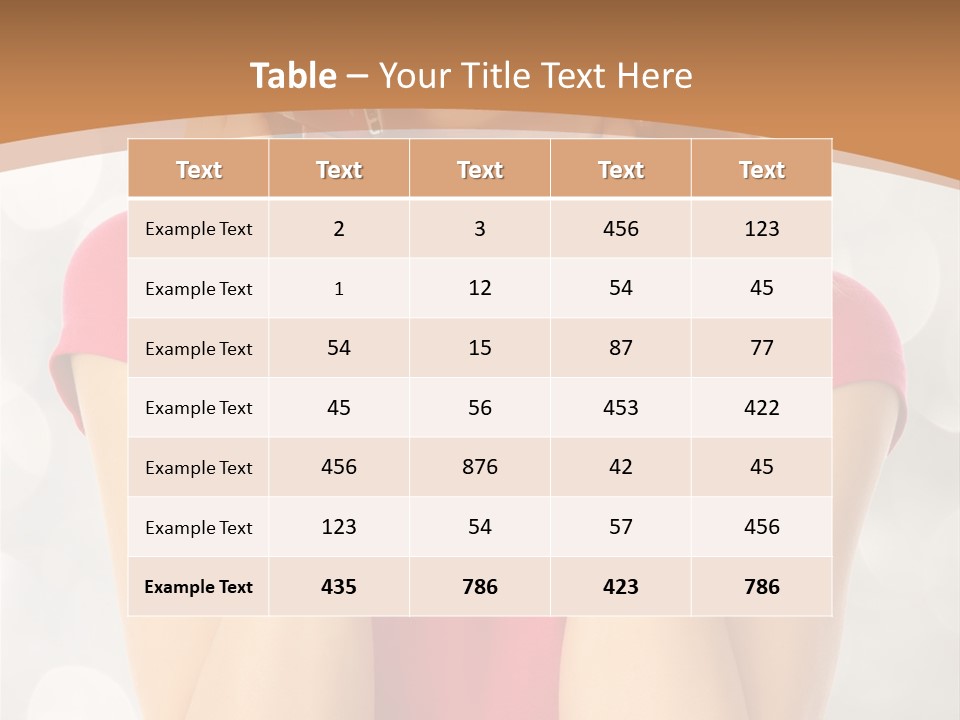 Person Background Lifestyle PowerPoint Template