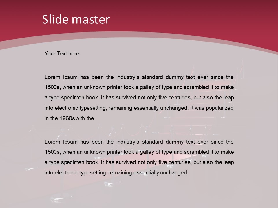 Entrance Glow Glory PowerPoint Template