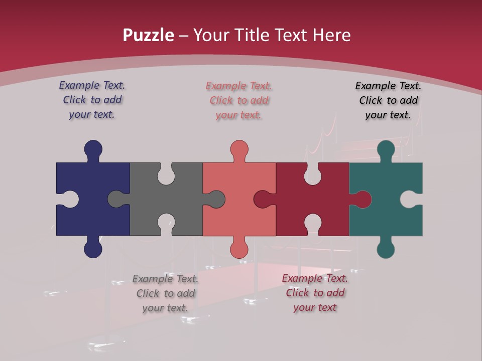 Entrance Glow Glory PowerPoint Template