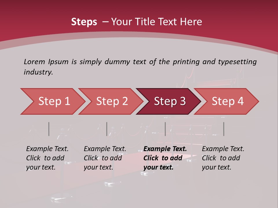 Entrance Glow Glory PowerPoint Template