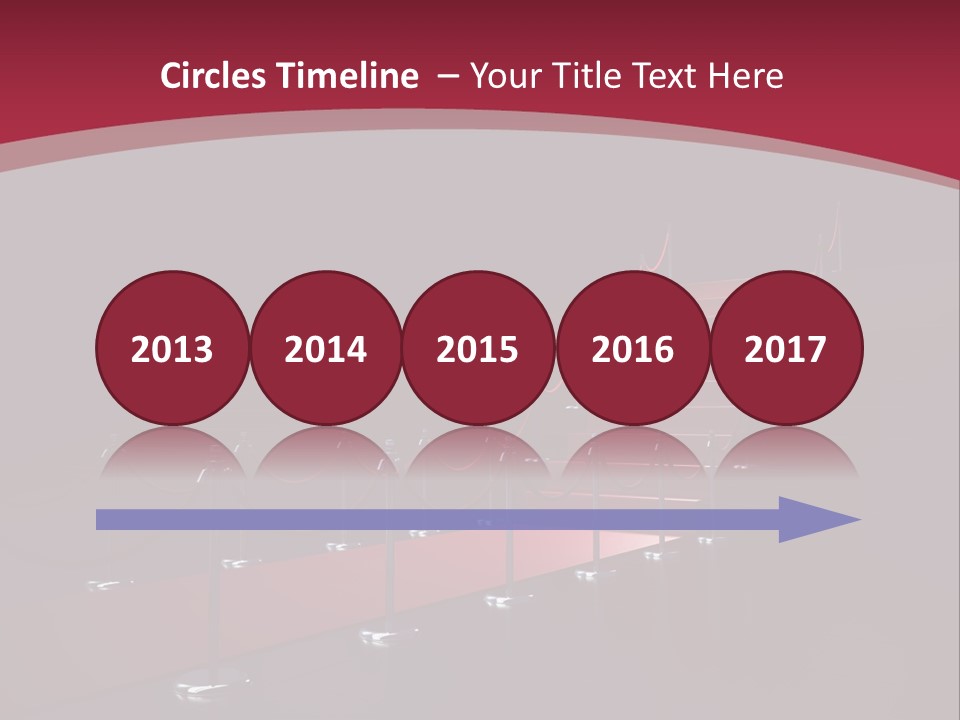 Entrance Glow Glory PowerPoint Template