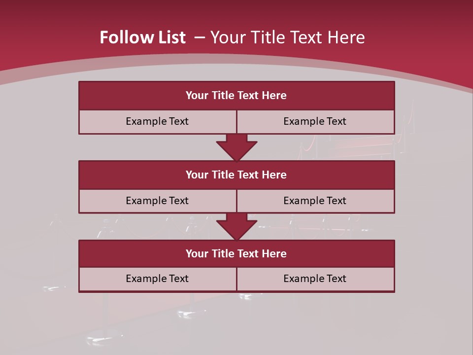 Entrance Glow Glory PowerPoint Template