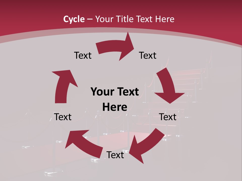 Entrance Glow Glory PowerPoint Template