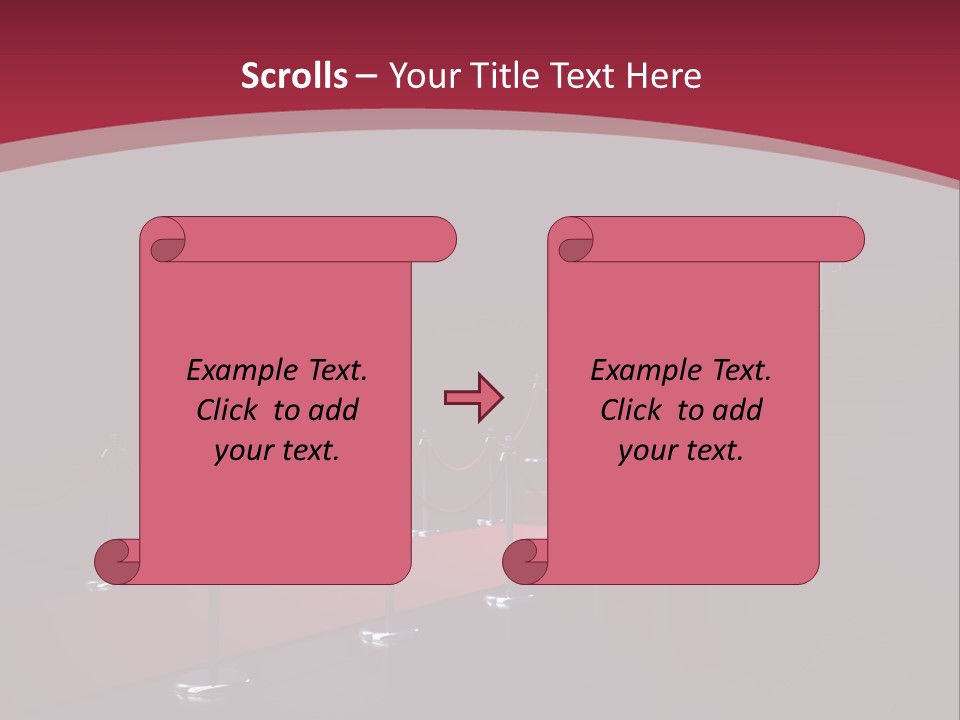 Entrance Glow Glory PowerPoint Template