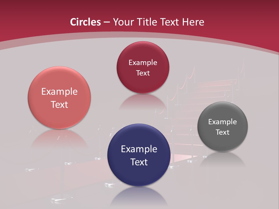 Entrance Glow Glory PowerPoint Template