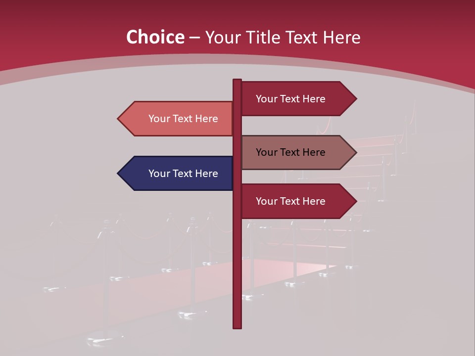 Entrance Glow Glory PowerPoint Template