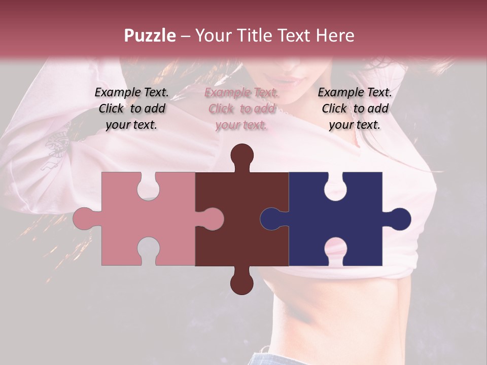 Torso Pleasure Energy PowerPoint Template