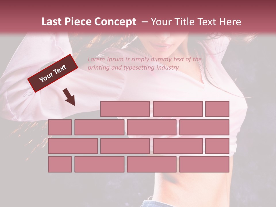 Torso Pleasure Energy PowerPoint Template