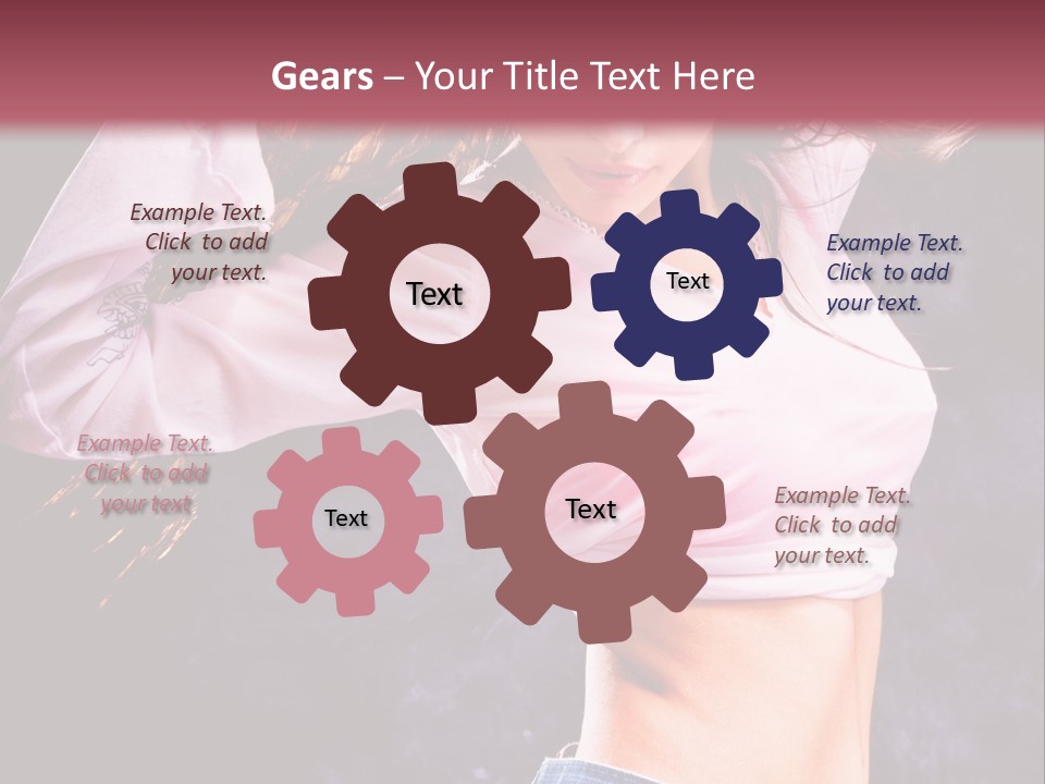 Torso Pleasure Energy PowerPoint Template