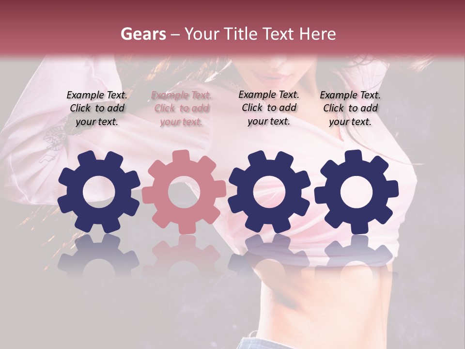 Torso Pleasure Energy PowerPoint Template