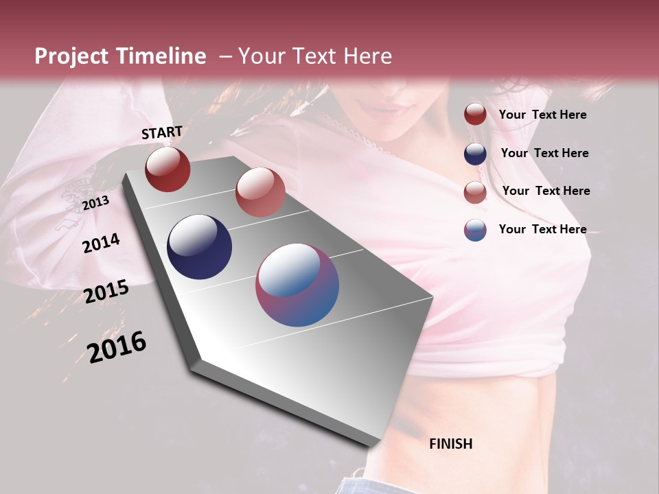 Torso Pleasure Energy PowerPoint Template