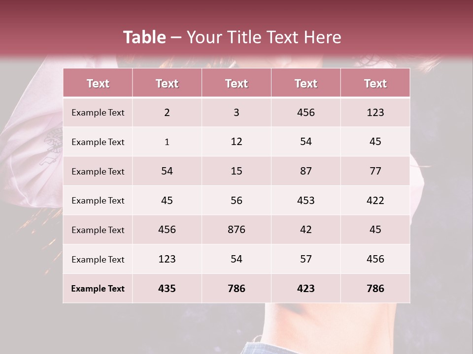 Torso Pleasure Energy PowerPoint Template