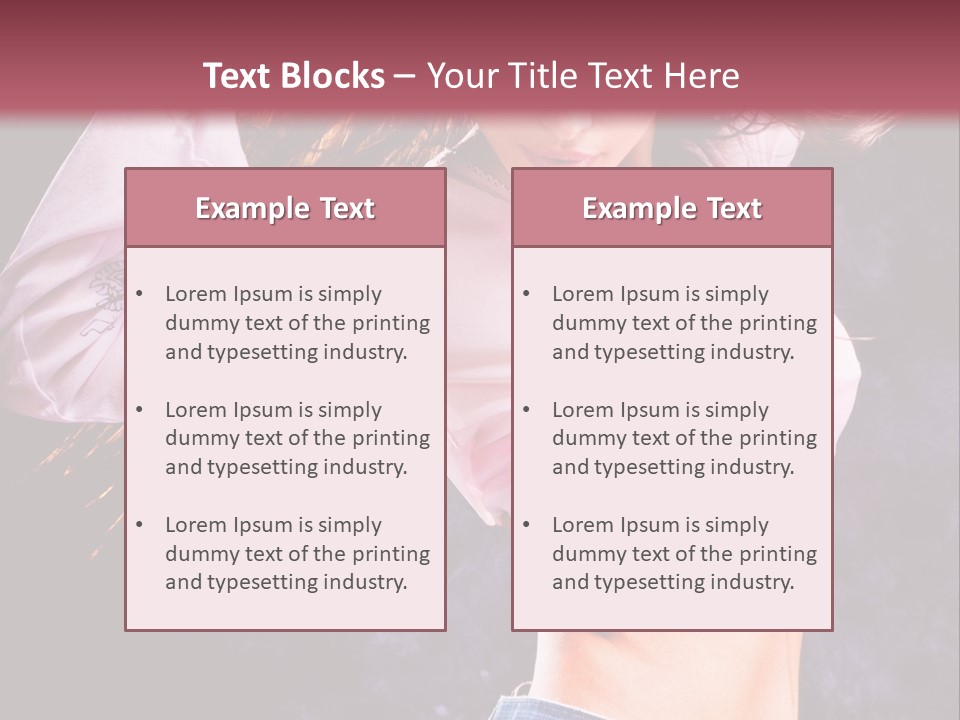 Torso Pleasure Energy PowerPoint Template