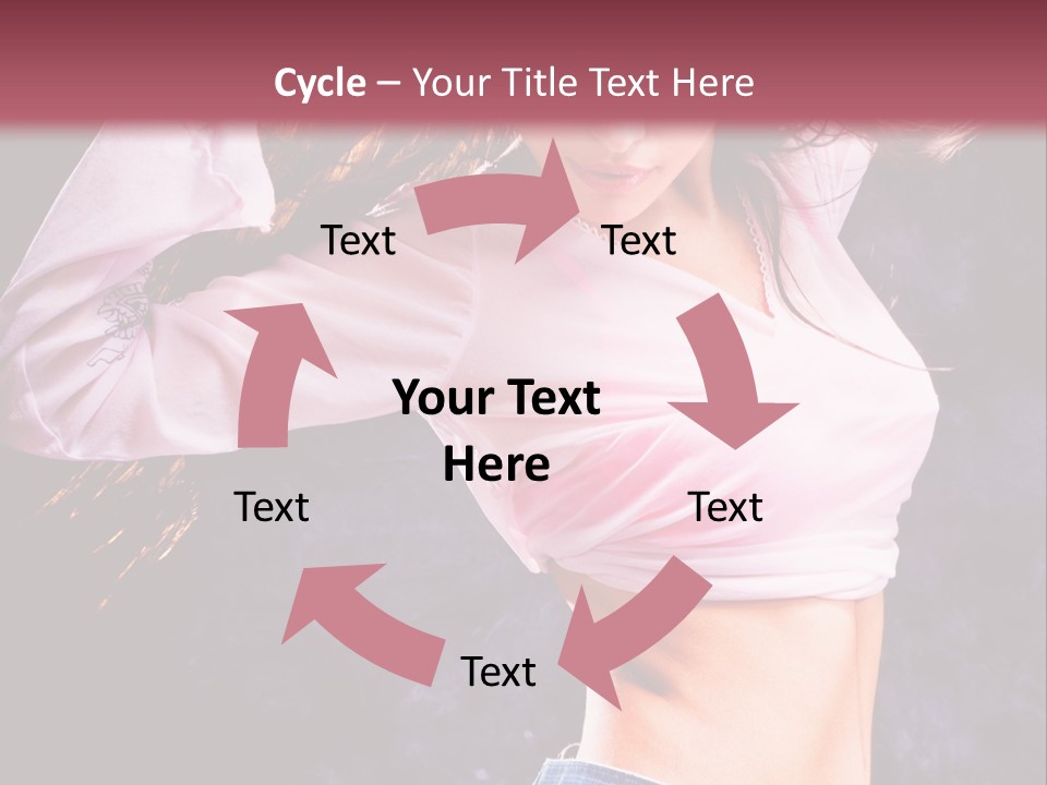 Torso Pleasure Energy PowerPoint Template