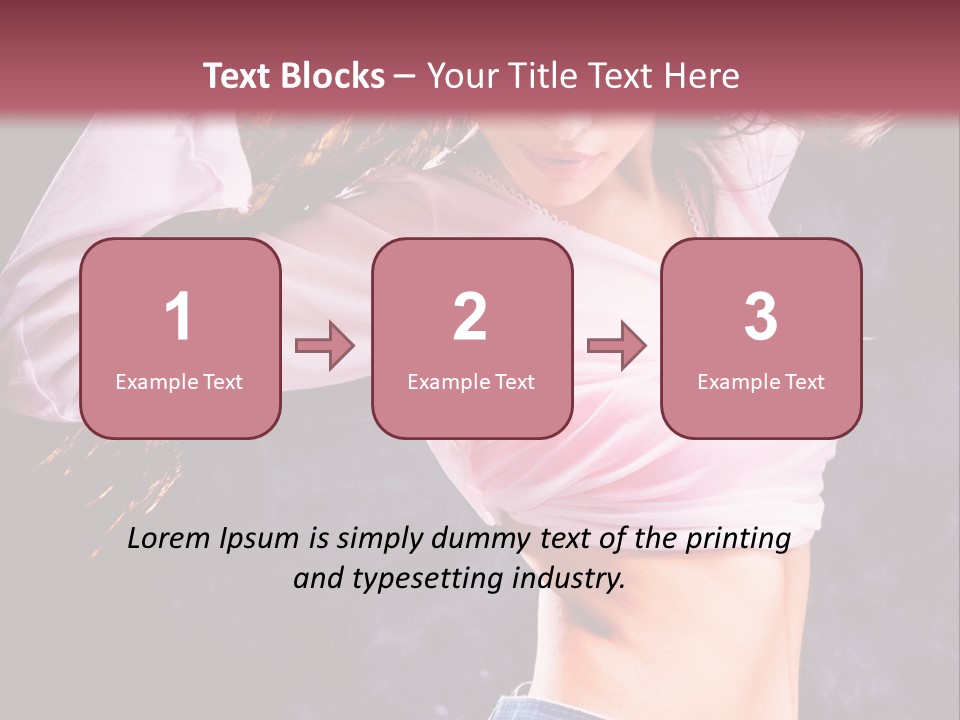 Torso Pleasure Energy PowerPoint Template