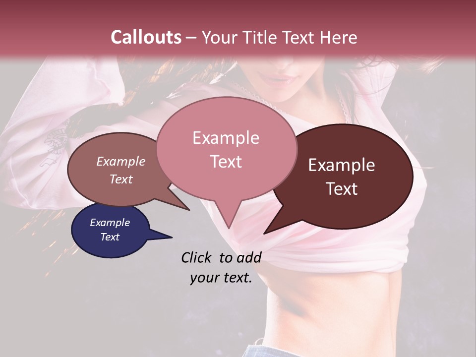 Torso Pleasure Energy PowerPoint Template