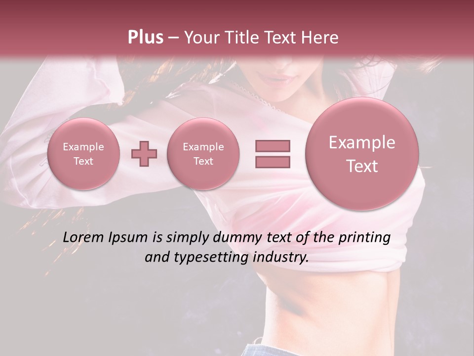 Torso Pleasure Energy PowerPoint Template